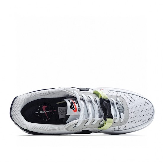 Nike Air Force 1 Low Šedá Bílý Černá DC2532-100 Pánské a dámské běžecké boty