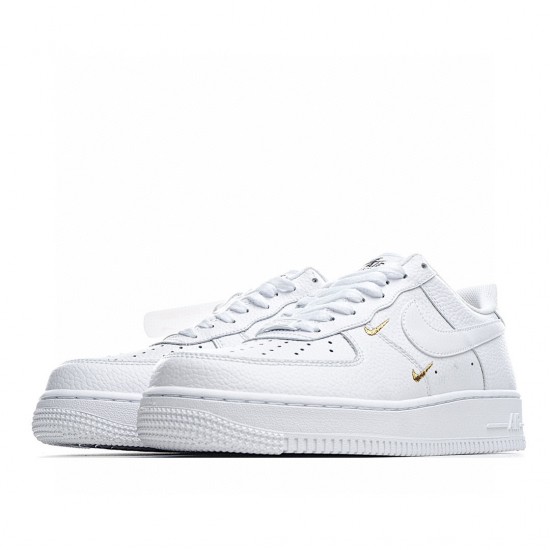 Nike Air Force 1 Low Bílý Zlato CT1989-100 Pánské a dámské běžecké boty