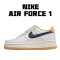 Nike Air Force 1 07 Béžový Černá Žlutá CT7875-998 Pánské a dámské běžecké boty