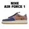 Travis Scott x Nike Air Force 1 Low Pánské a dámské CN2405 900 AF1 Modrý Hnědý běžné boty 