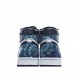 Air Jordan 1 High OG Tie Dye Modrý Černá Jordan CD0461 100 AJ1 teniska Pánskés