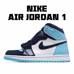 Air Jordan 1 Retro Modrý Chill CD0461 401 AJ1 teniska Pánské a dámské Modrý Bílý Černá Jordan 