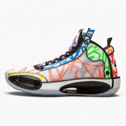 Nike Jordans 34 Zion Williamson Coloring Book White/Black/Multi Color Pánské Boty