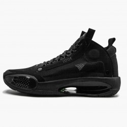 Nike Jordans 34 PE "Black Cat" Black/Black Dark/Smoke Grey Pánské Boty