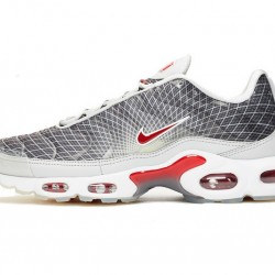 Nike Air Max Plus Tn Šedá and Bílá Běžecké Boty Pánské