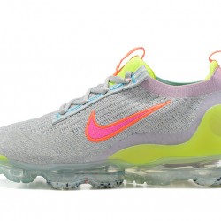 Nike Air VaporMax 2021 Flyknit Šedá Růžová DH4088-002 Běžecké Boty Dámské/Pánské