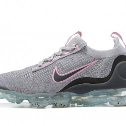 Nike Air VaporMax 2021 Flyknit Růžová Šedá DB1550-004 Běžecké Boty Dámské/Pánské