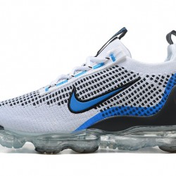 Nike Air VaporMax 2021 Flyknit Bílá Modrá DM0025-001 Běžecké Boty Dámské/Pánské