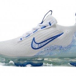 Nike Air VaporMax 2021 Flyknit Bílá and Modrá Běžecké Boty Dámské/Pánské