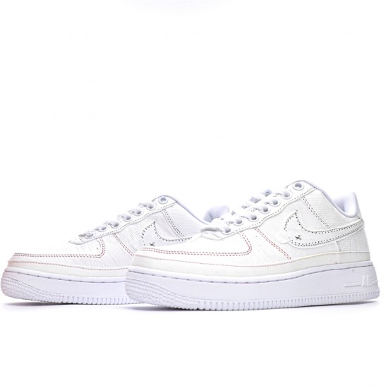 Nike Air Force 1 LX Tear Away White Bílá/bílá-více barev běžné boty CJ1650 101 dámské Snekaers