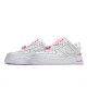 Nike Air Force 1 Low Double Air Šedá/Růžový dámskés běžné boty AF1 CJ4092 002